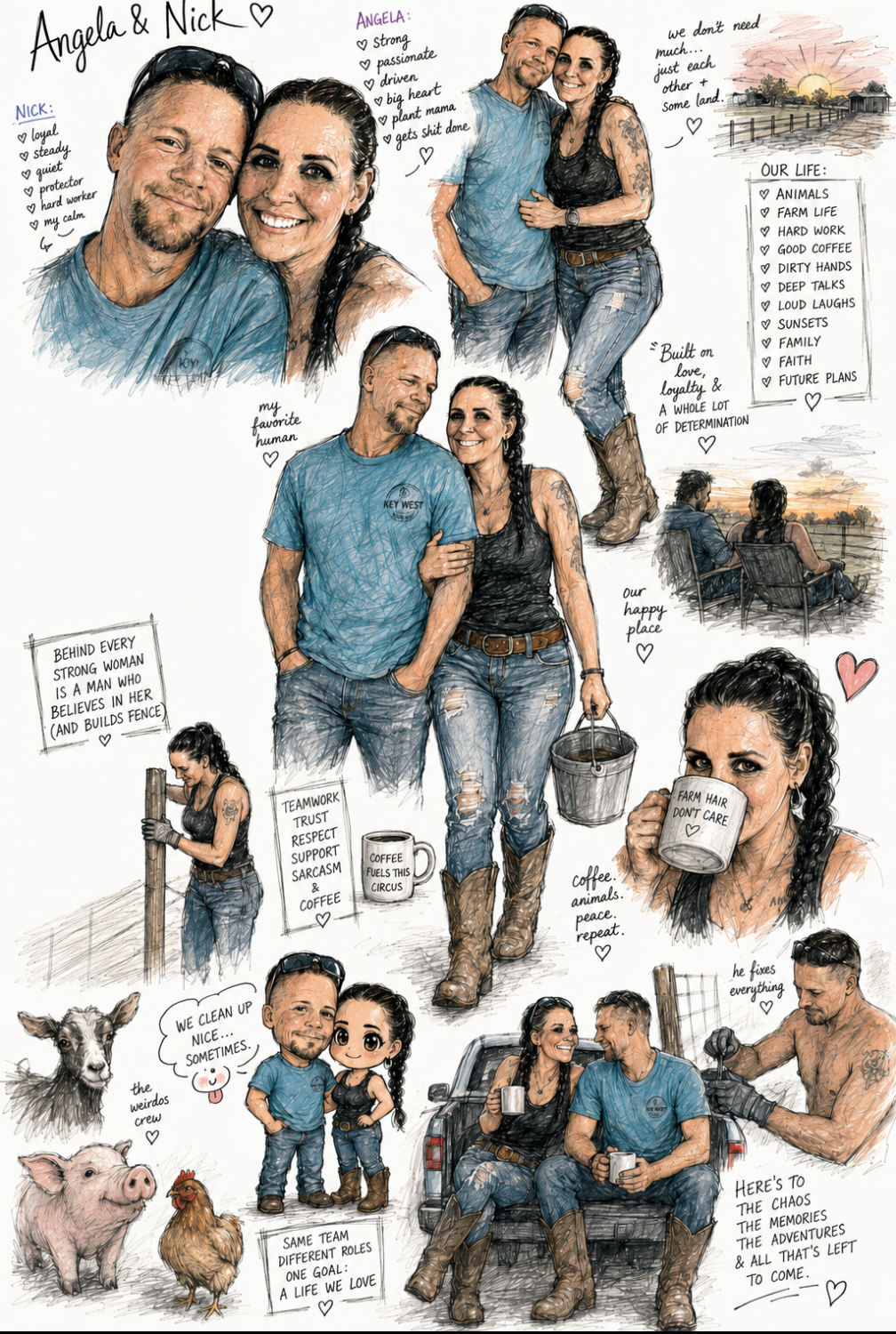 Angela and Nick — the family behind Whispering Willows Farm